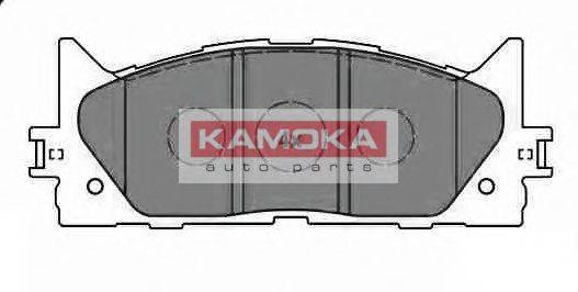 Комплект гальмівних колодок, дискове гальмо KAMOKA JQ101107