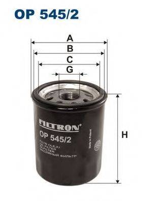Масляний фільтр FILTRON OP545/2