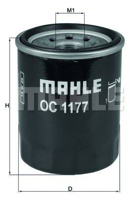 Масляний фільтр MAHLE ORIGINAL OC 1177