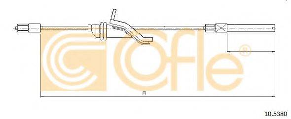 Трос, стояночная тормозная система COFLE 10.5380