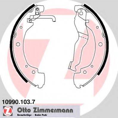Комплект гальмівних колодок ZIMMERMANN 10990.103.7